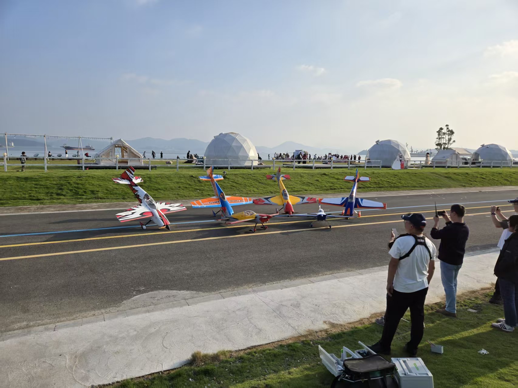 Casual aviation gathering at China Xianxiang Aviation Base